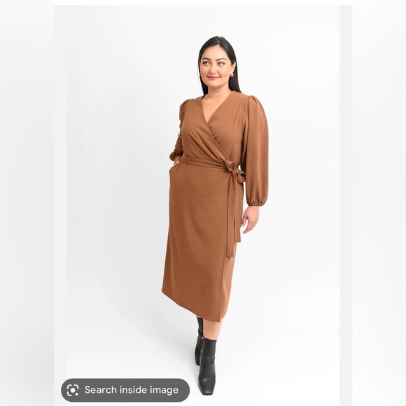 Smash + Tess Dresses & Skirts - Brand New with tags! Smash + Tess Georgia Wrap Maxi Dress in Toffee Brown